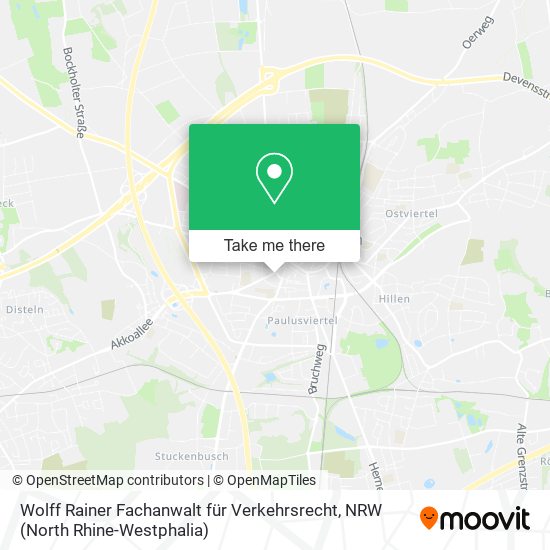 Wolff Rainer Fachanwalt für Verkehrsrecht map