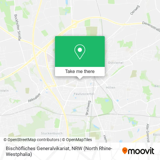 Карта Bischöfliches Generalvikariat