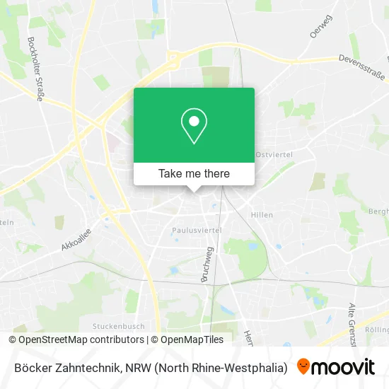 Карта Böcker Zahntechnik