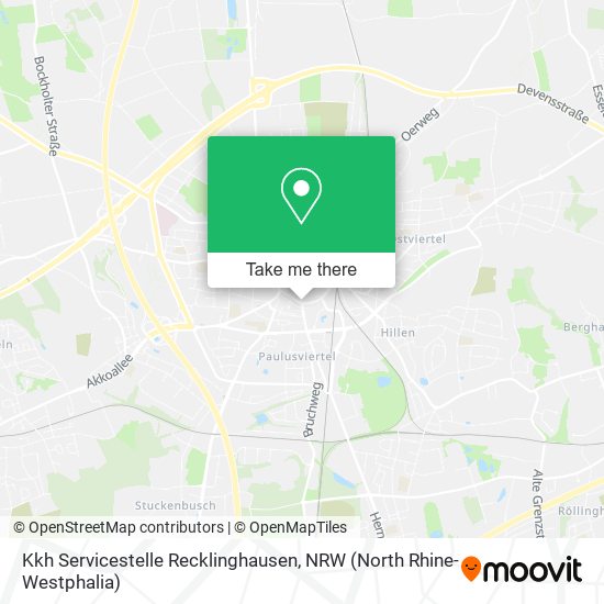 Kkh Servicestelle Recklinghausen map