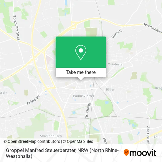 Карта Groppel Manfred Steuerberater