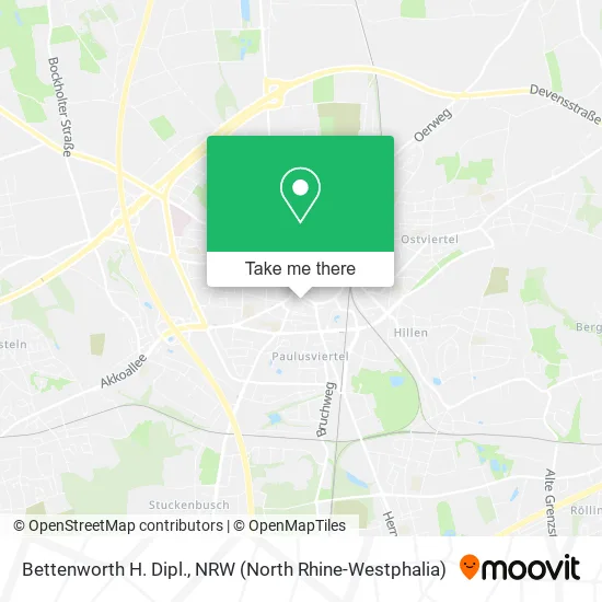 Карта Bettenworth H. Dipl.