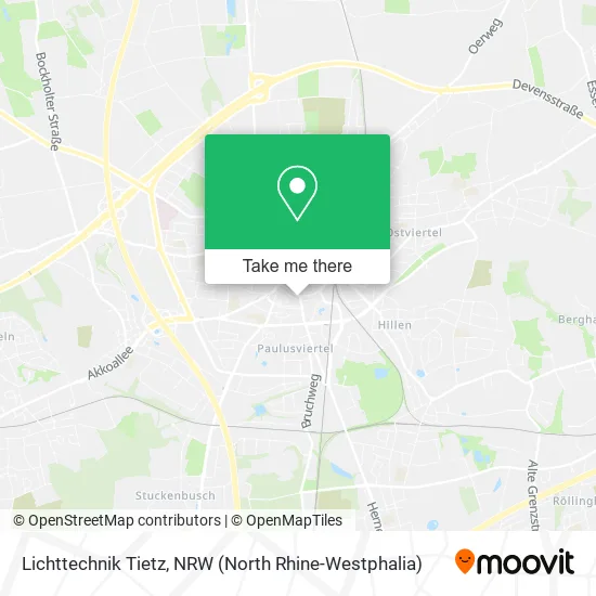 Карта Lichttechnik Tietz