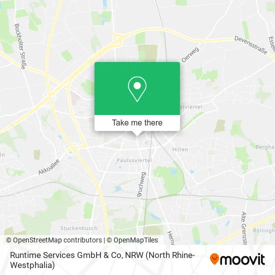Карта Runtime Services GmbH & Co