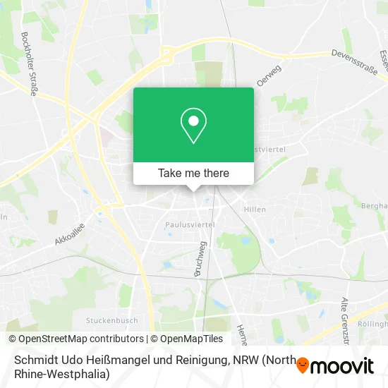 Карта Schmidt Udo Heißmangel und Reinigung