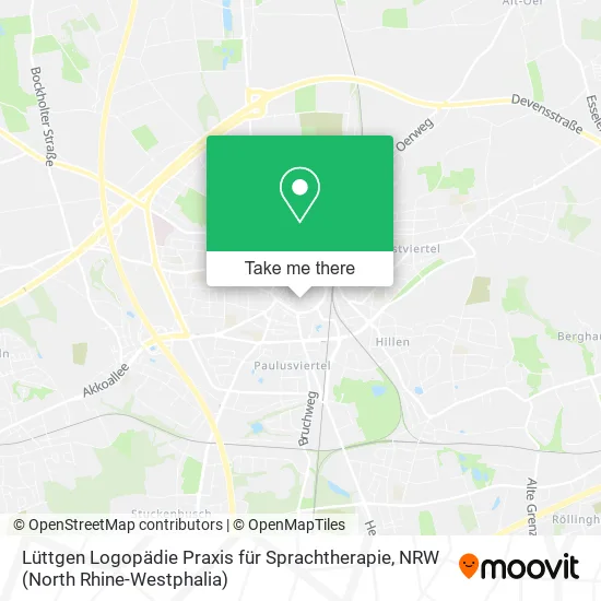 Карта Lüttgen Logopädie Praxis für Sprachtherapie
