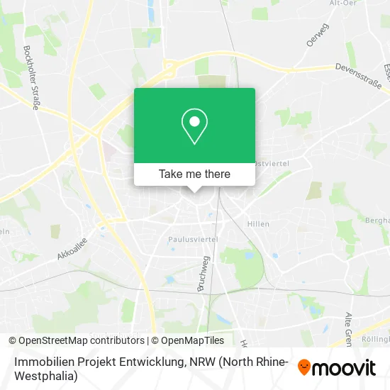 Карта Immobilien Projekt Entwicklung