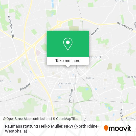 Raumausstattung Heiko Müller map