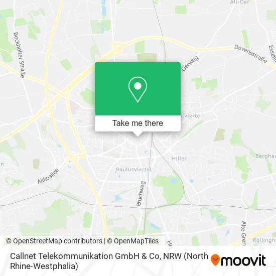 Callnet Telekommunikation GmbH & Co map