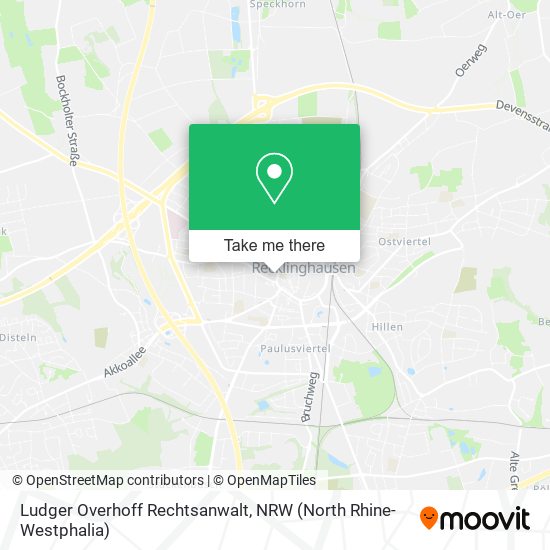 Ludger Overhoff Rechtsanwalt map