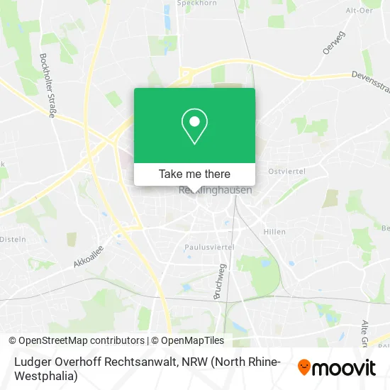 Карта Ludger Overhoff Rechtsanwalt