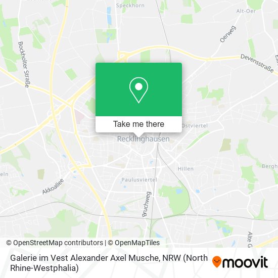 Galerie im Vest Alexander Axel Musche map