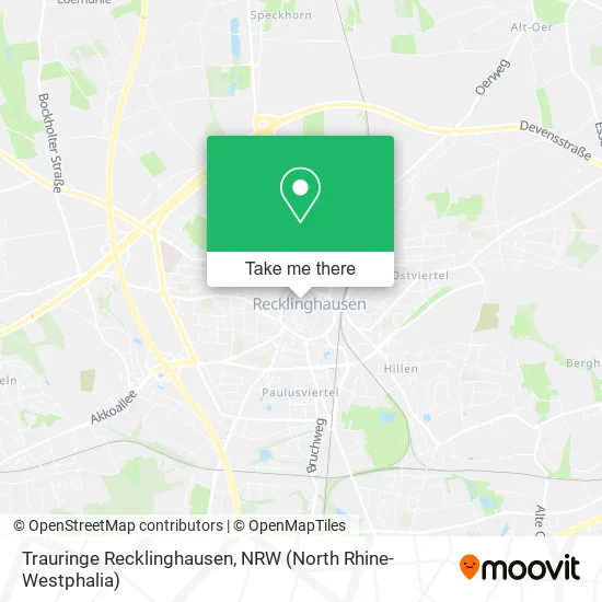 Карта Trauringe Recklinghausen