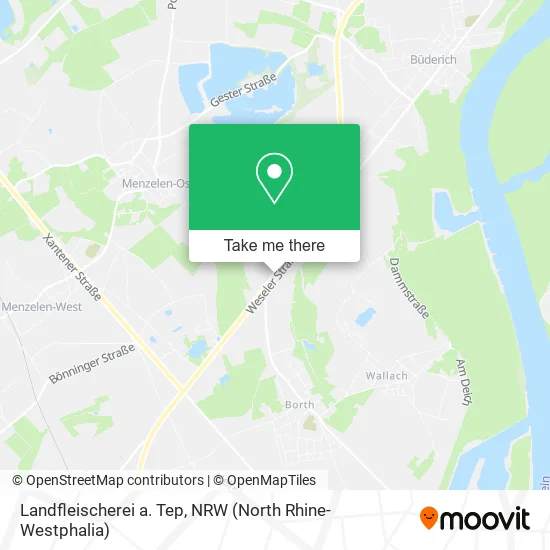 Карта Landfleischerei a. Tep