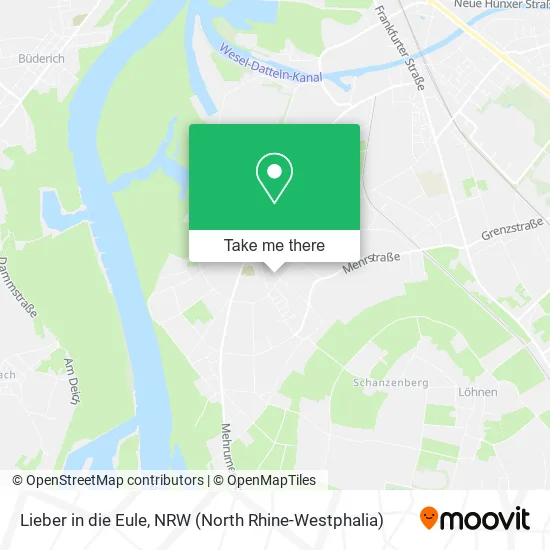 Карта Lieber in die Eule