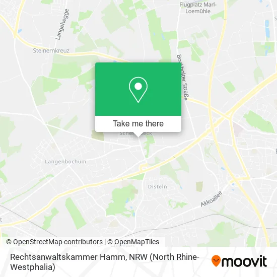 Rechtsanwaltskammer Hamm map