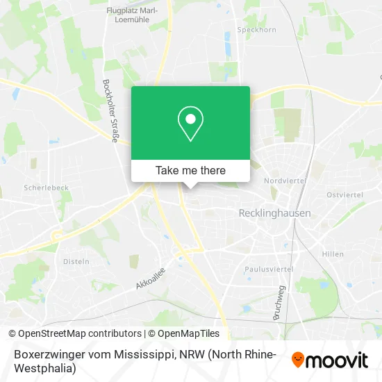 Boxerzwinger vom Mississippi map