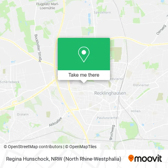 Regina Hunschock map