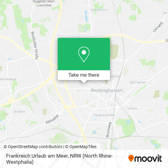 Карта Frankreich Urlaub am Meer