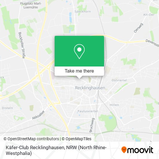 Käfer-Club Recklinghausen map