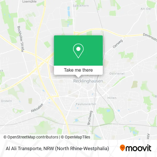 Карта Al Ali Transporte