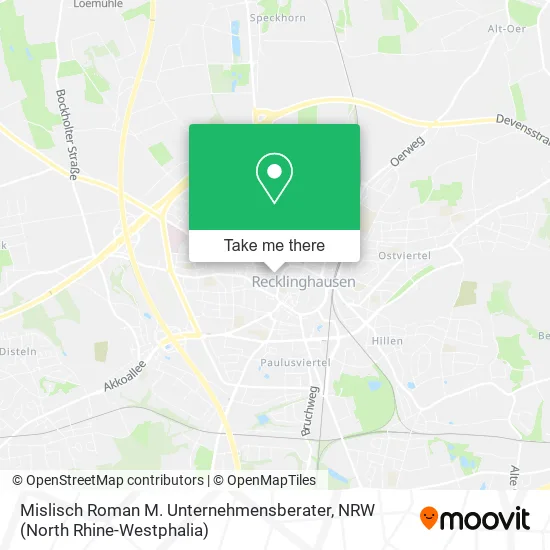 Карта Mislisch Roman M. Unternehmensberater