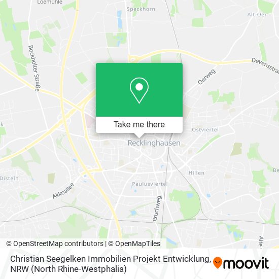 Christian Seegelken Immobilien Projekt Entwicklung map