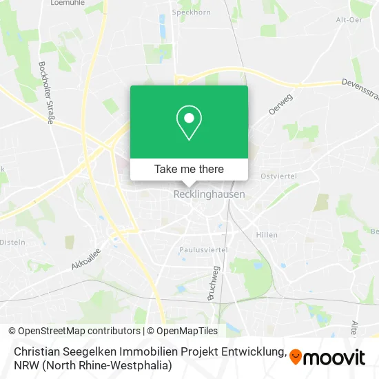 Карта Christian Seegelken Immobilien Projekt Entwicklung