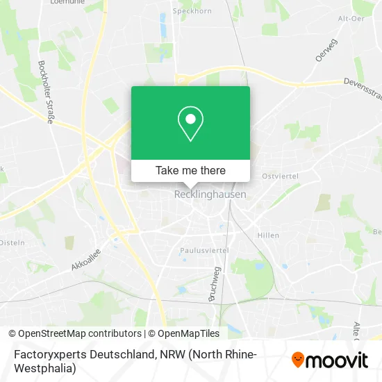 Карта Factoryxperts Deutschland