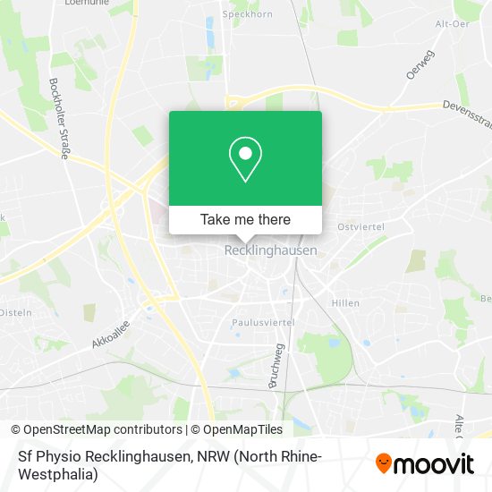Sf Physio Recklinghausen map