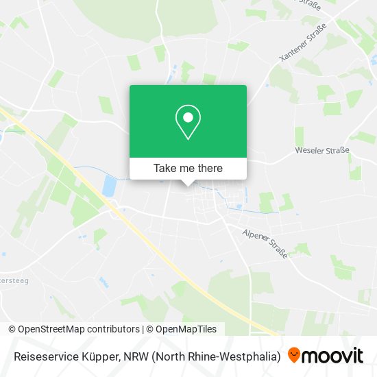 Reiseservice Küpper map