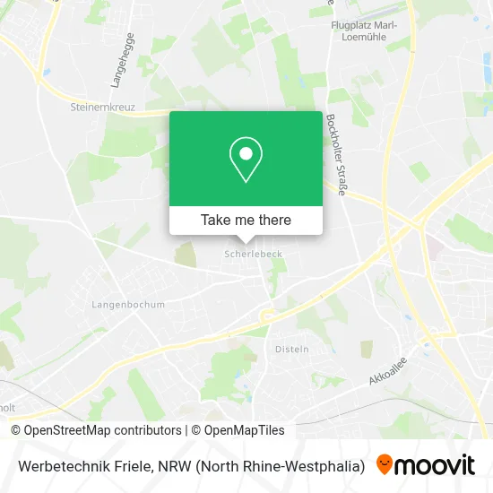 Werbetechnik Friele map