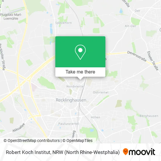 Robert Koch Institut map