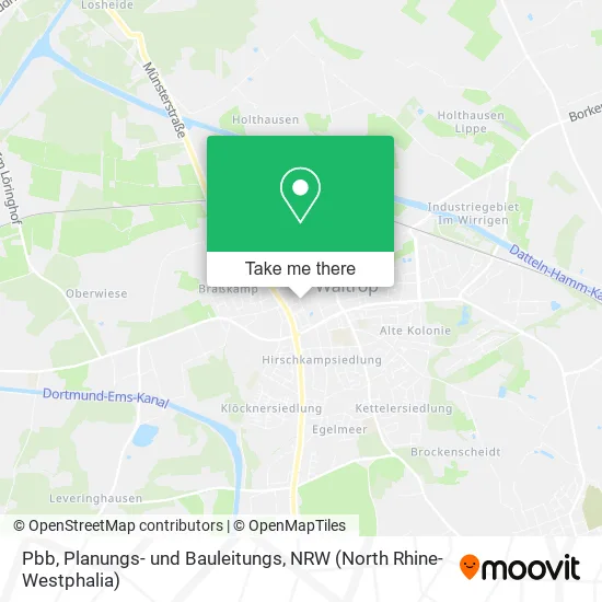 Pbb, Planungs- und Bauleitungs map