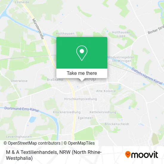 Карта M & A Textilienhandels