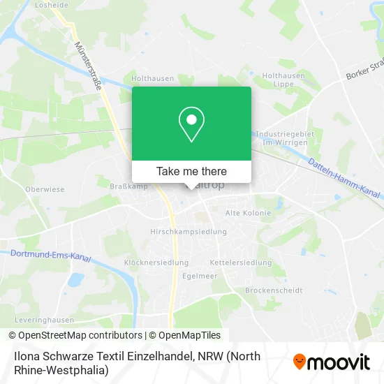 Карта Ilona Schwarze Textil Einzelhandel