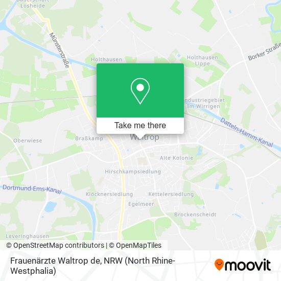 Frauenärzte Waltrop de map