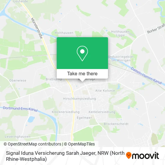 Карта Signal Iduna Versicherung Sarah Jaeger