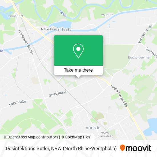 Desinfektions Butler map