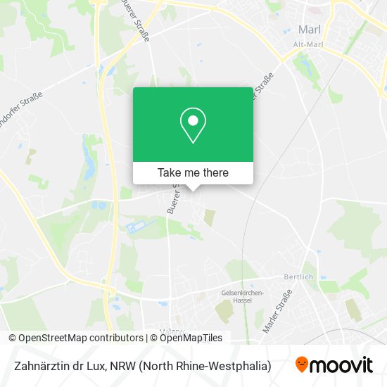 Zahnärztin dr Lux map