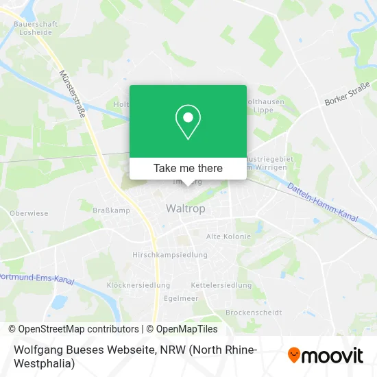 Wolfgang Bueses Webseite map