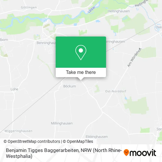 Карта Benjamin Tigges Baggerarbeiten