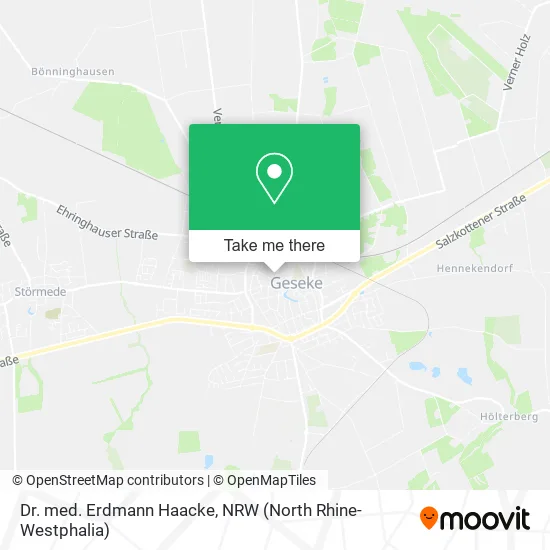 Карта Dr. med. Erdmann Haacke