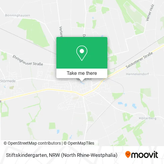 Stiftskindergarten map