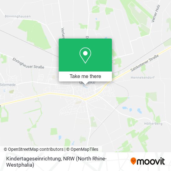 Карта Kindertageseinrichtung