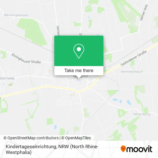 Карта Kindertageseinrichtung