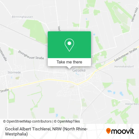 Gockel Albert Tischlerei map