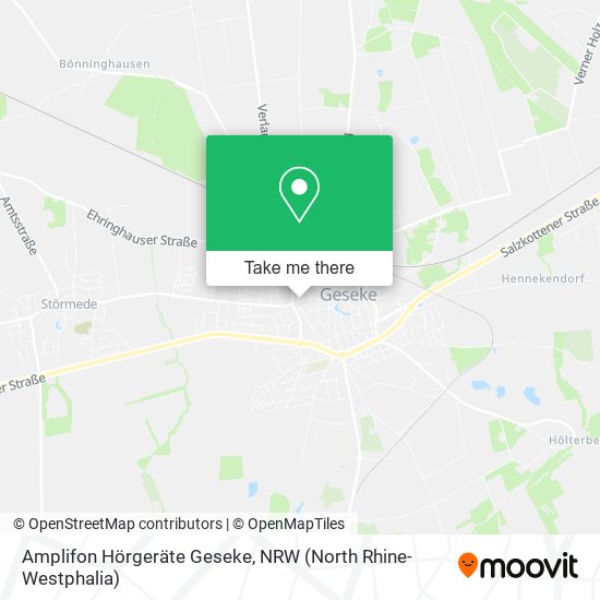 Amplifon Hörgeräte Geseke map