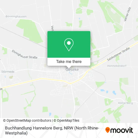 Карта Buchhandlung Hannelore Berg