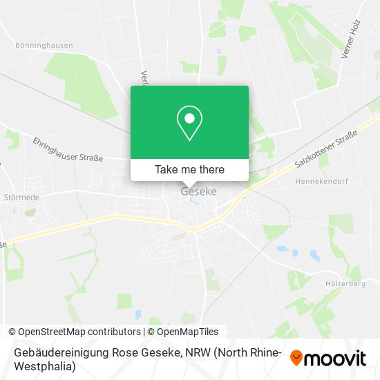 Gebäudereinigung Rose Geseke map